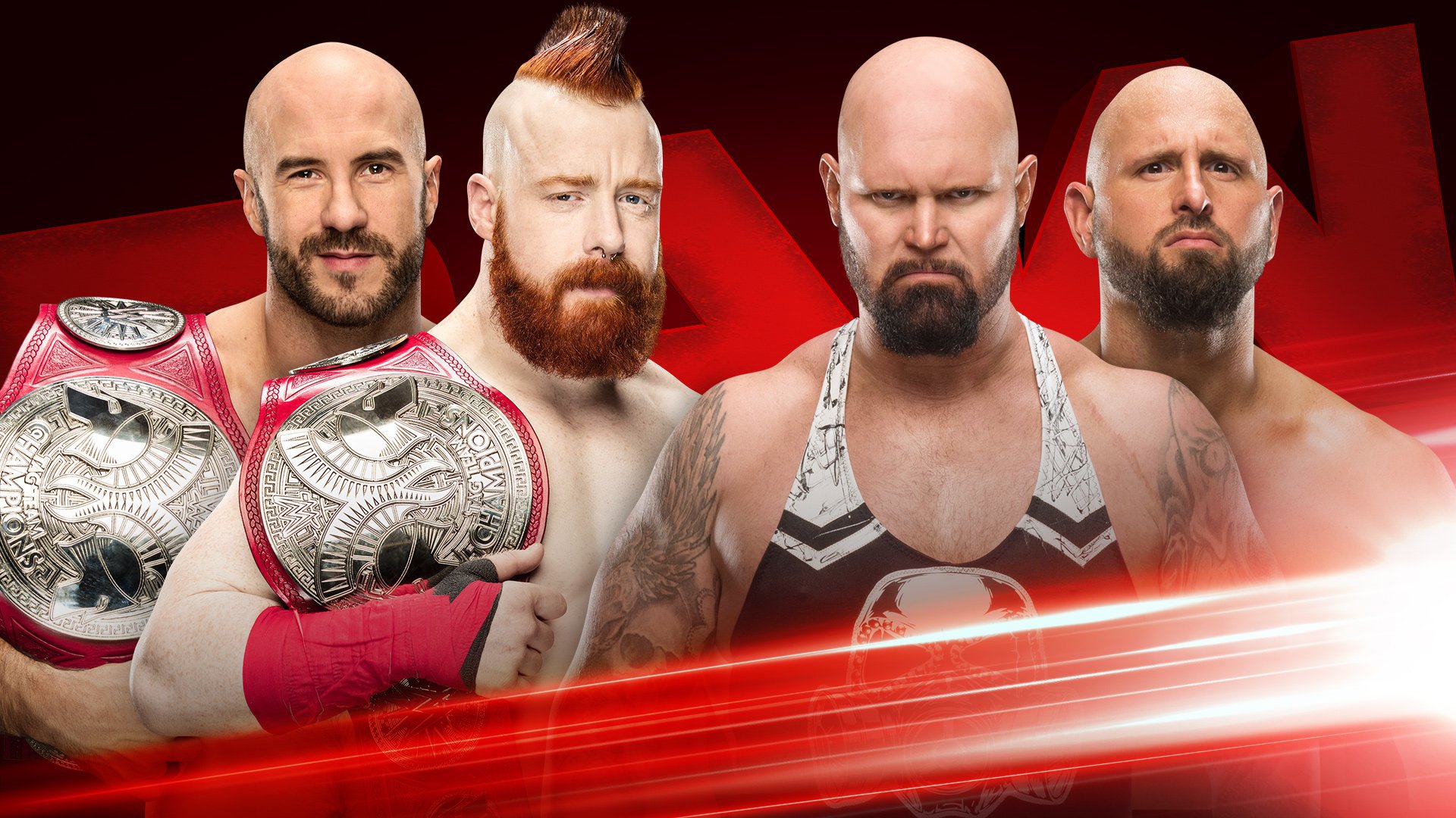 Cesaro Sheamus To Defend The Raw Tag Team Titles Against Luke Gallows