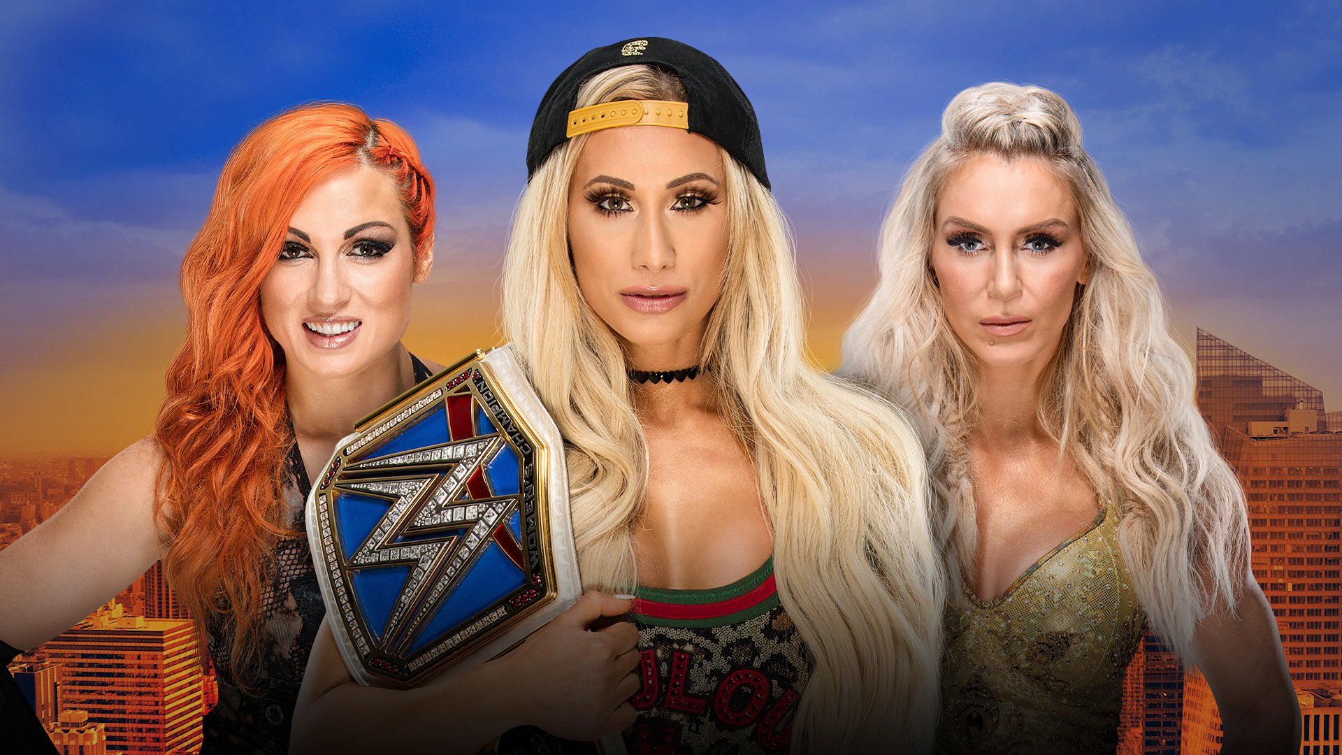 SmackDown Womens Champion Carmella Vs Charlotte Flair Vs Becky Lynch