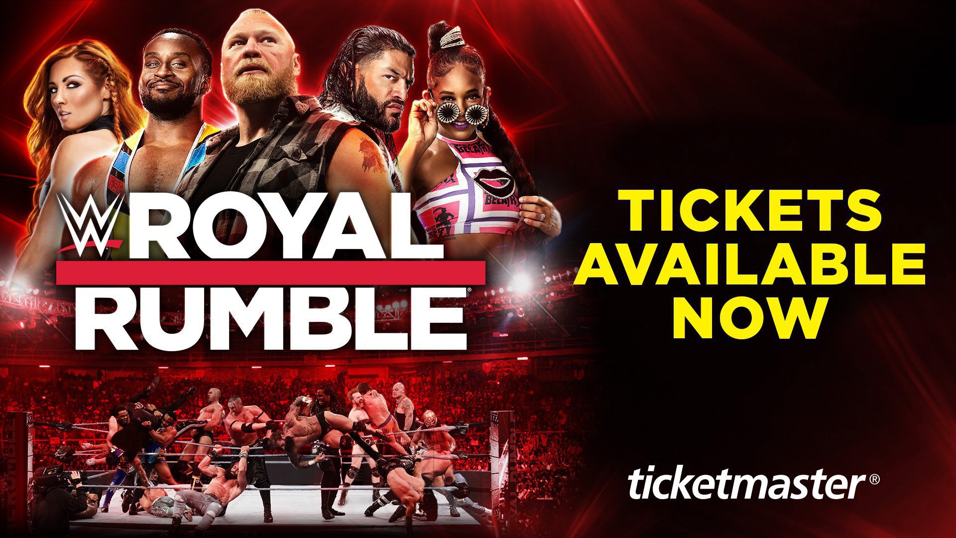 Individual Royal Rumble tickets are available now at WWE