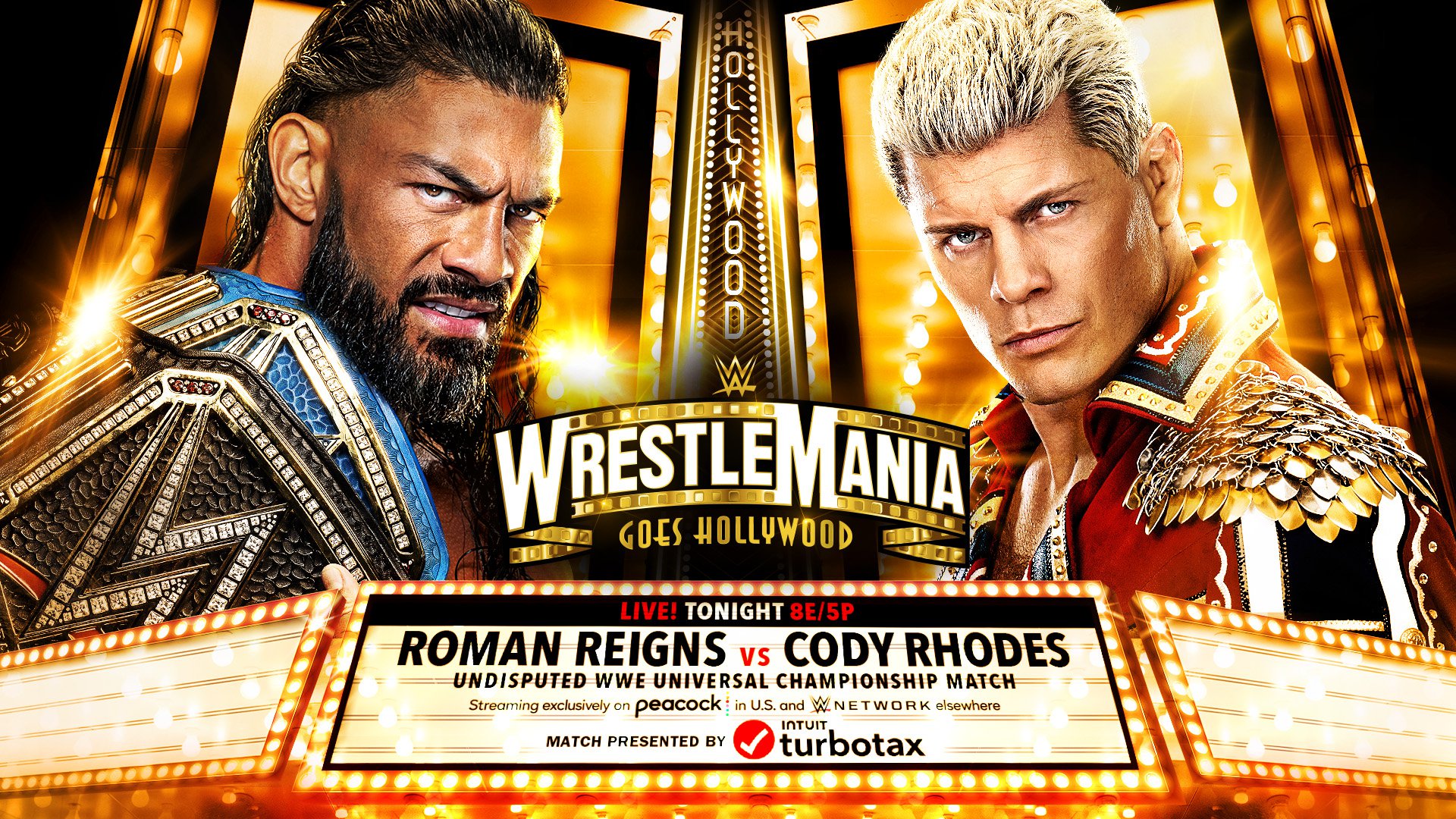 Undisputed WWE Universal Champion Roman Reigns Vs Cody Rhodes WWE