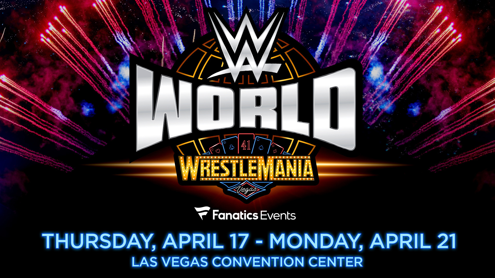 Wwe Fanatics Events Announce Return Of Wwe World At Wrestlemania