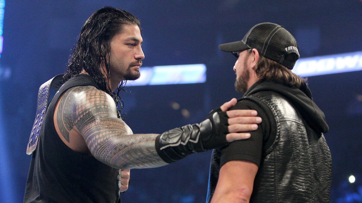 Following a brief exchange, Reigns is ready to see if Styles has what it takes to step in the ring with The Big Dog for the grandest prize in sports-entertainment.