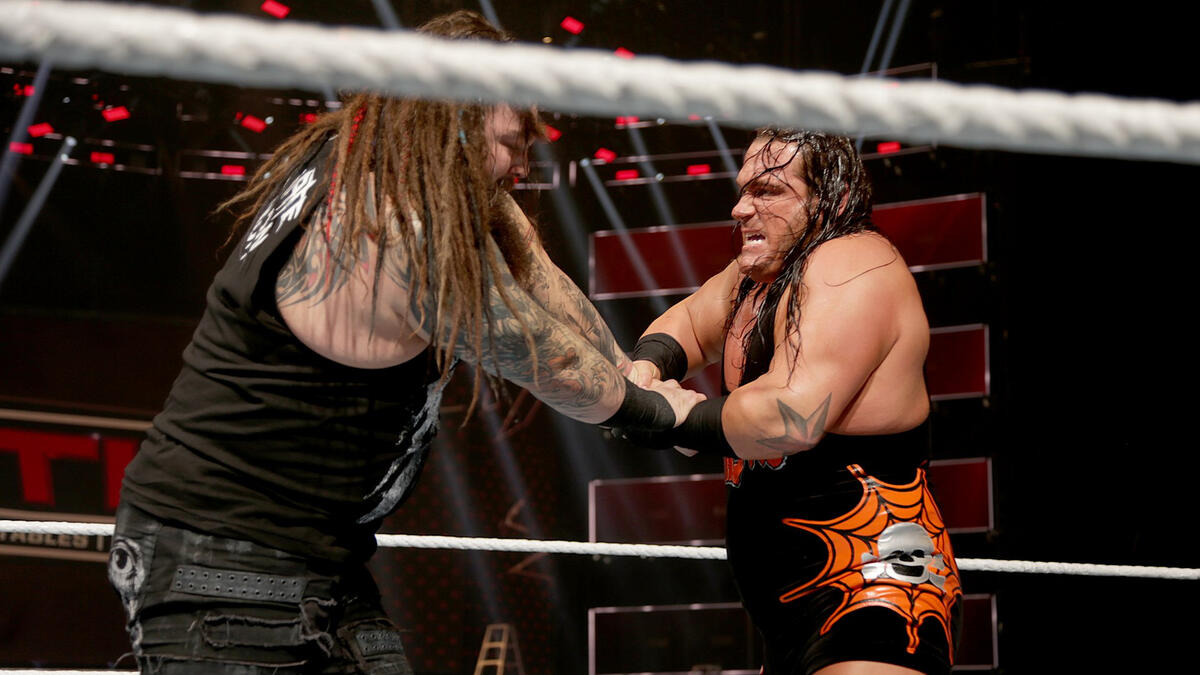 Heath Slater Rhyno Vs Bray Wyatt Randy Orton SmackDown Tag Team