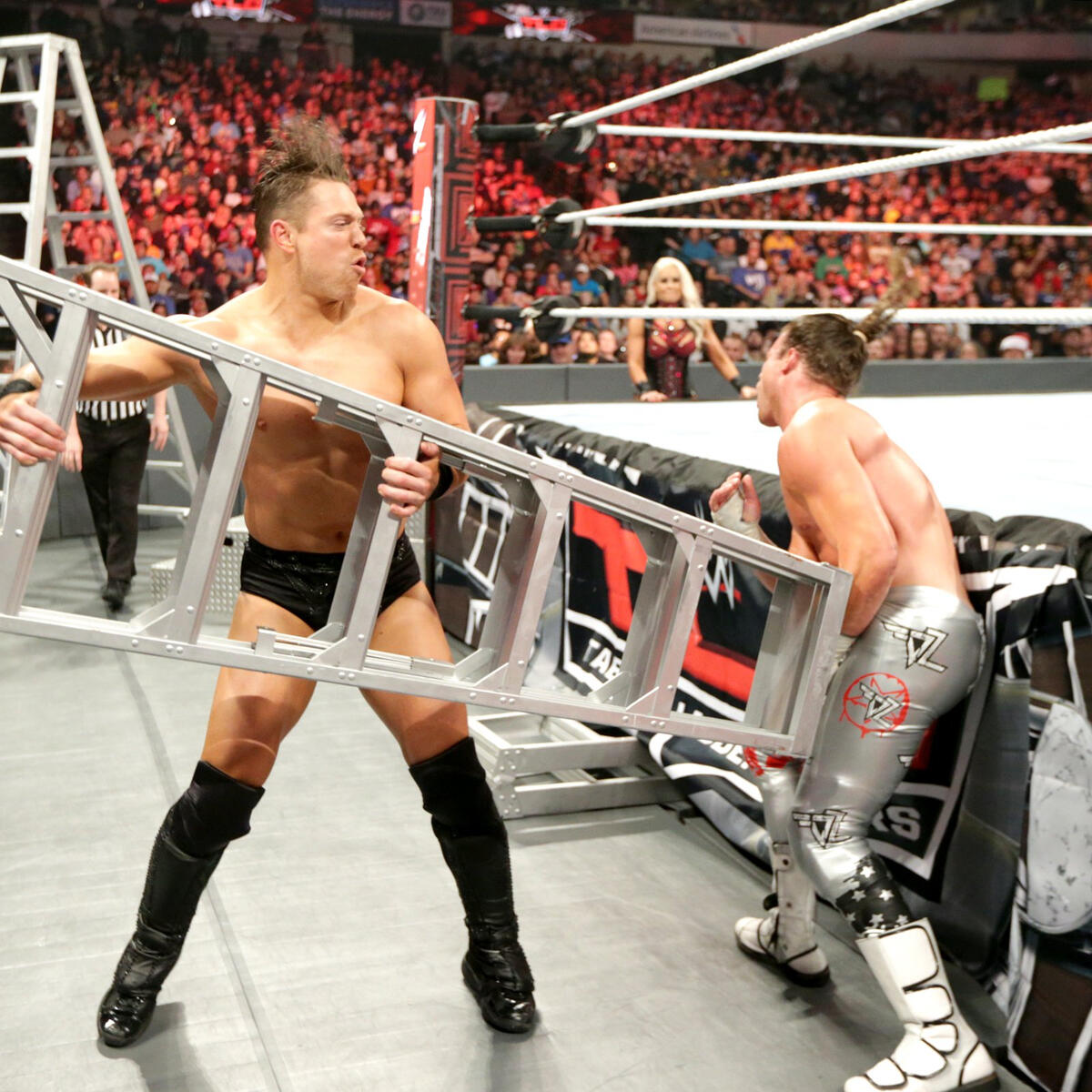 The Miz Vs Dolph Ziggler Intercontinental Championship Ladder Match