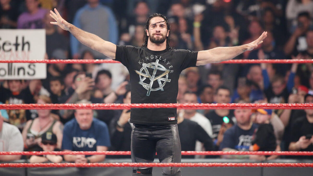 Seth Rollins gets a warm welcome from the WWE Universe.