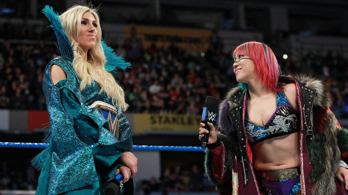 Asuka chose Charlotte because “she likes a challenge,” and she wants to defeat The Queen.