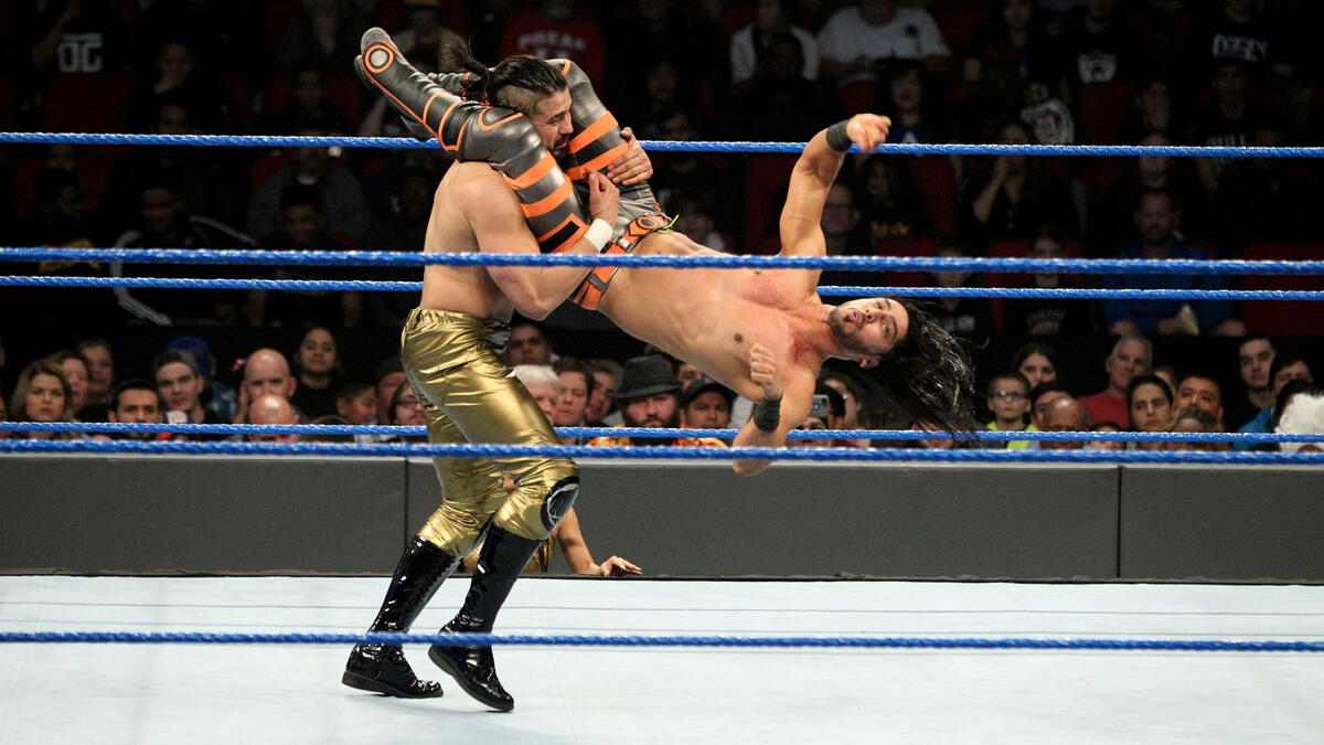 Mustafa Ali Vs Andrade Cien Almas Photos Wwe