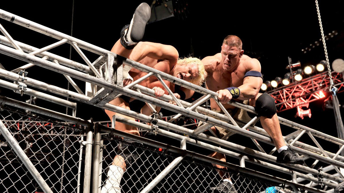 John Cena Vs Dolph Ziggler Steel Cage Match Photos WWE