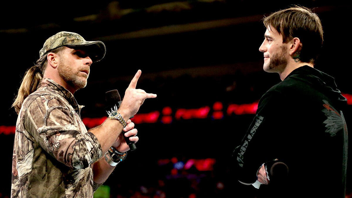 Shawn Michaels Confronts Cm Punk Photos Wwe