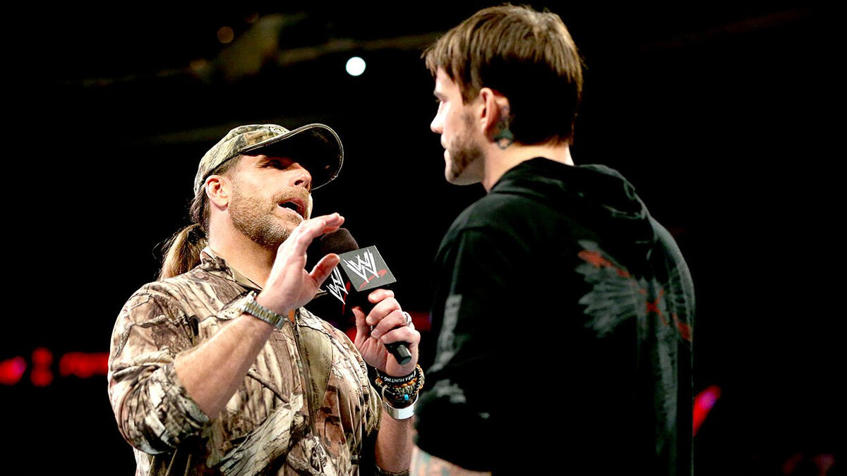 Shawn Michaels Confronts Cm Punk Photos Wwe