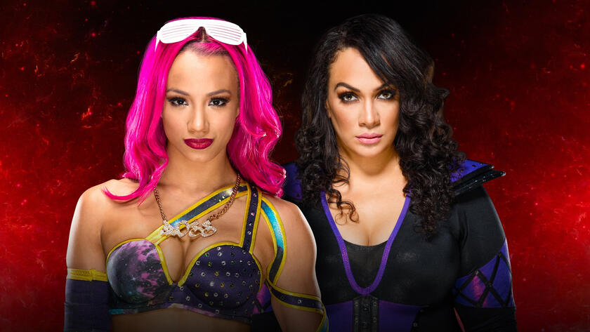 Image result for sasha banks vs nia jax fastlane 2017