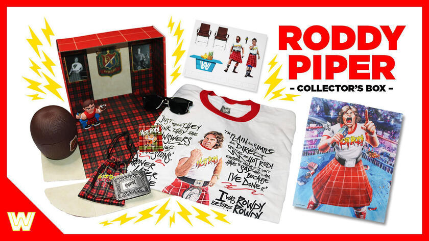 *Limited Edition WWE store Rowdy Roddy Piper Legends Collectors Box