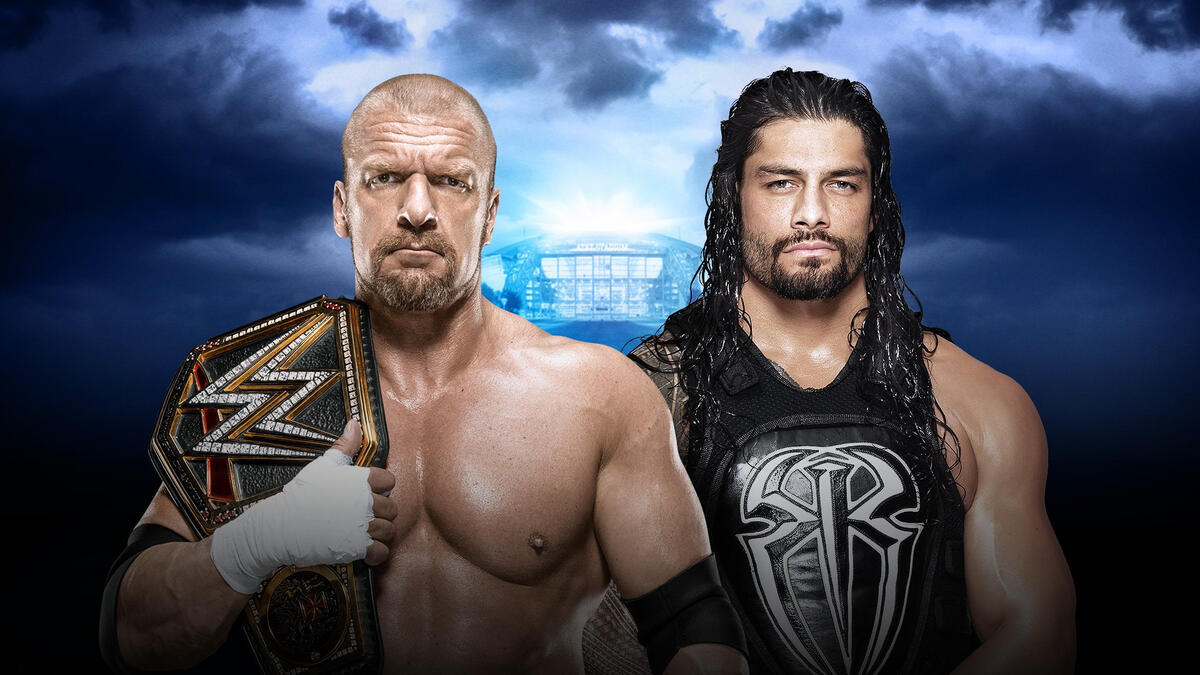 Wwe World Heavyweight Champion Triple H Vs Roman Reigns