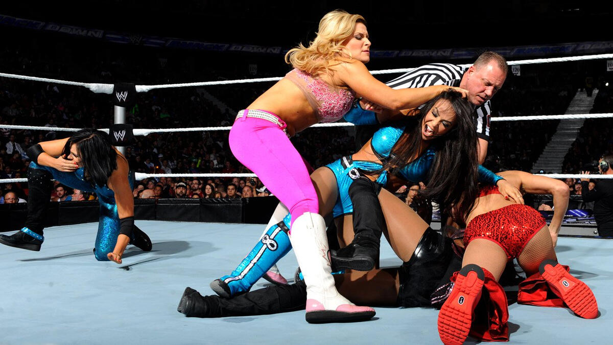 Natalya Naomi Brie Bella Vs Layla Alicia Fox Aksana Wwe