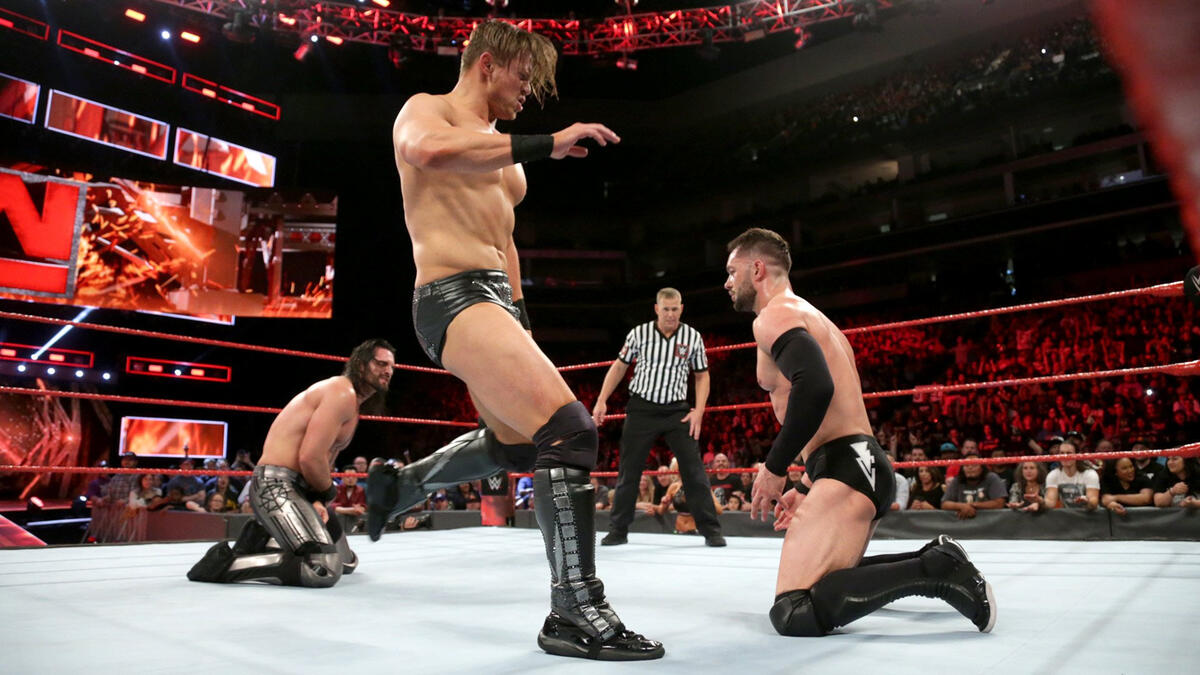 Seth Rollins vs Finn Bálor vs The Miz Intercontinental Championship