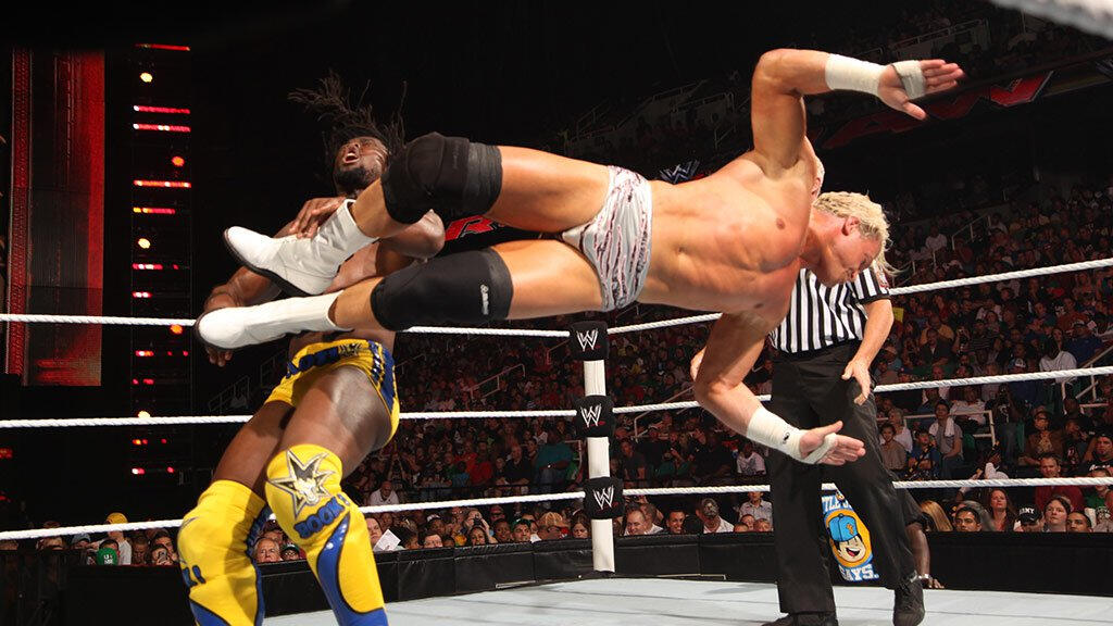 Kofi Kingston Vs Dolph Ziggler Raw May 7 2012 WWE