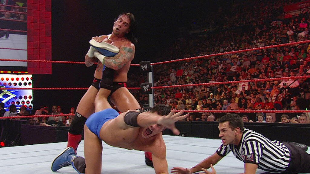 CM Punk Vs Cody Rhodes Raw September 22 2008 WWE