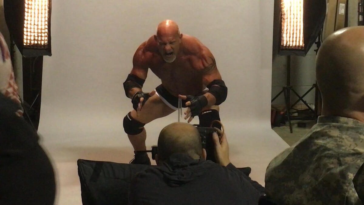 Behind The Scenes Of Goldberg S First Wwe Photo Shoot In Years Wwe