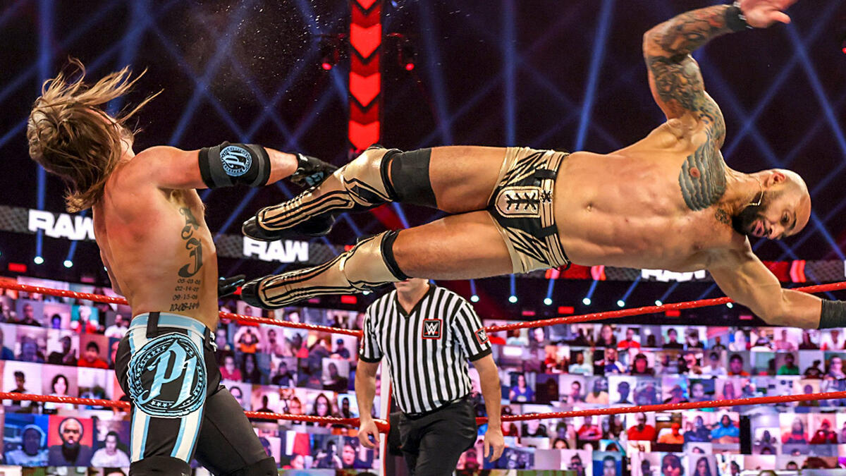 Ricochet Vs Aj Styles Raw Jan Wwe