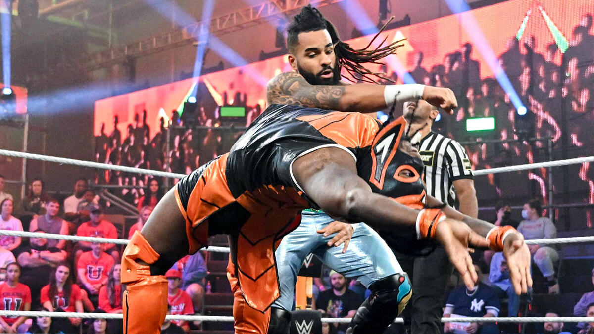 Oro Mensah Vs SCRYPTS NXT Level Up Jan 27 2023 WWE