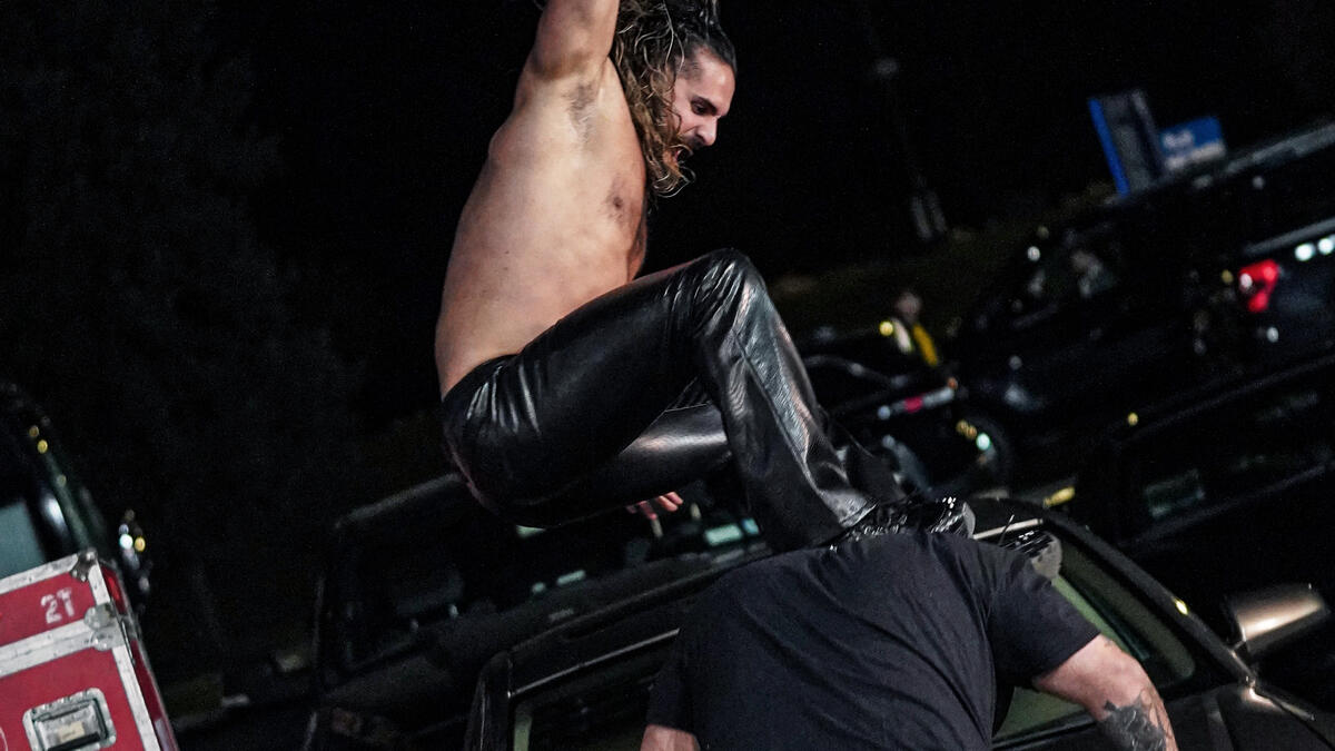 Seth Freakin Rollins And Big Bronson Reed Engage In A Parking Lot