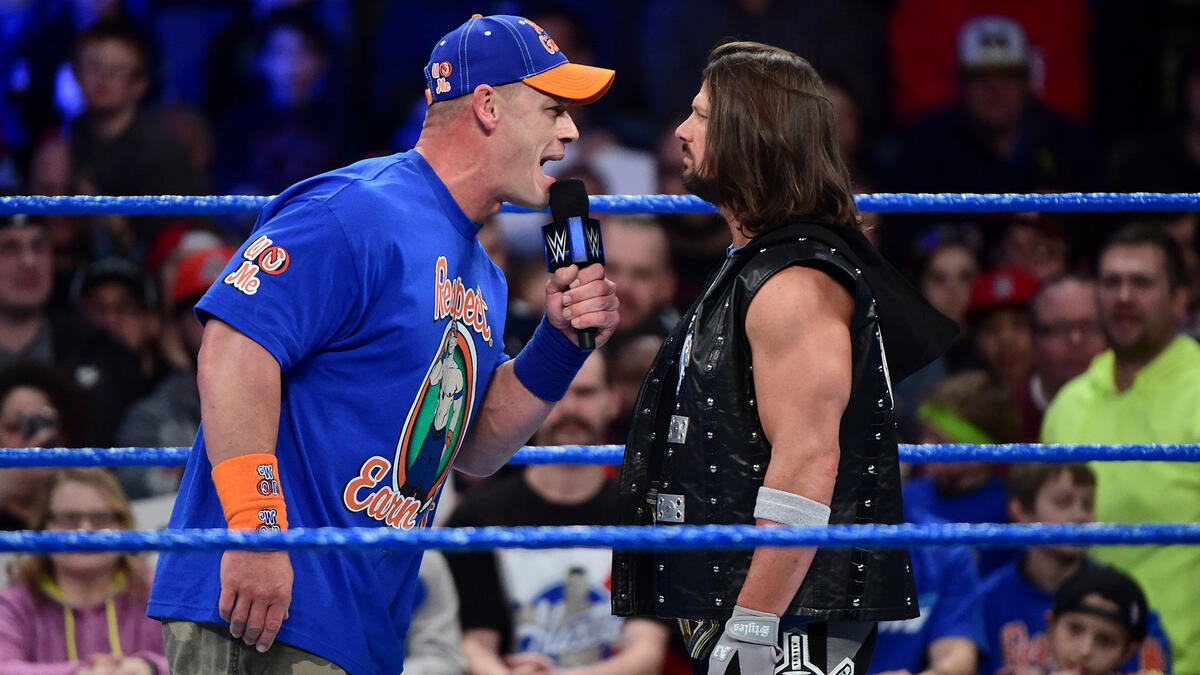 AJ Styles Calls Out John Cena Photos WWE