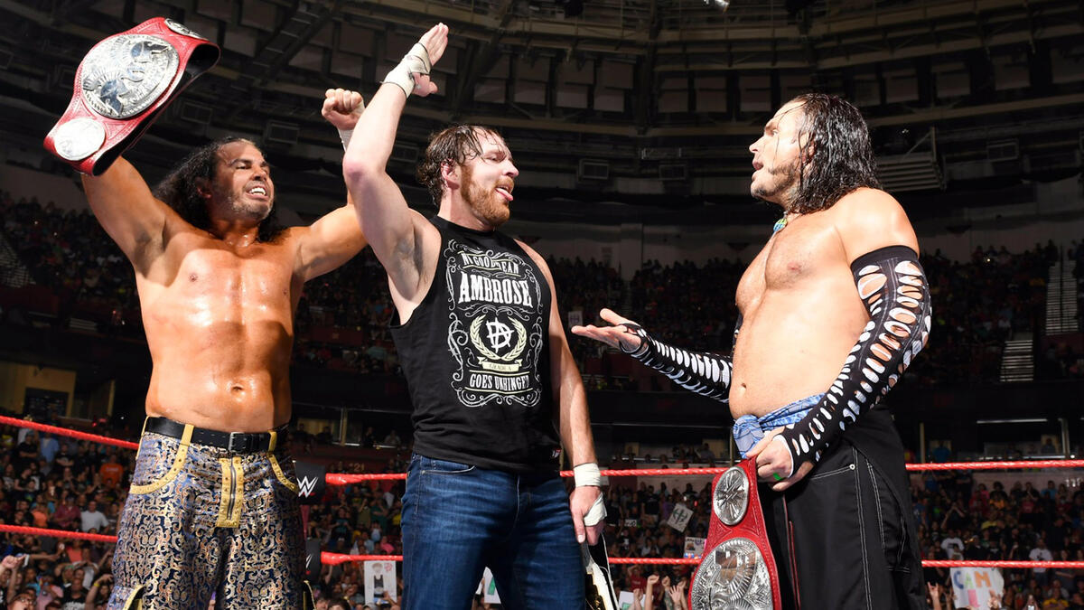 Dean Ambrose The Hardy Boyz Vs The Miz Cesaro Sheamus Photos Wwe