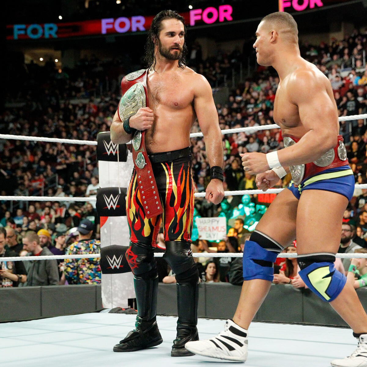 Seth Rollins Jason Jordan Vs Sheamus Cesaro Photos Wwe