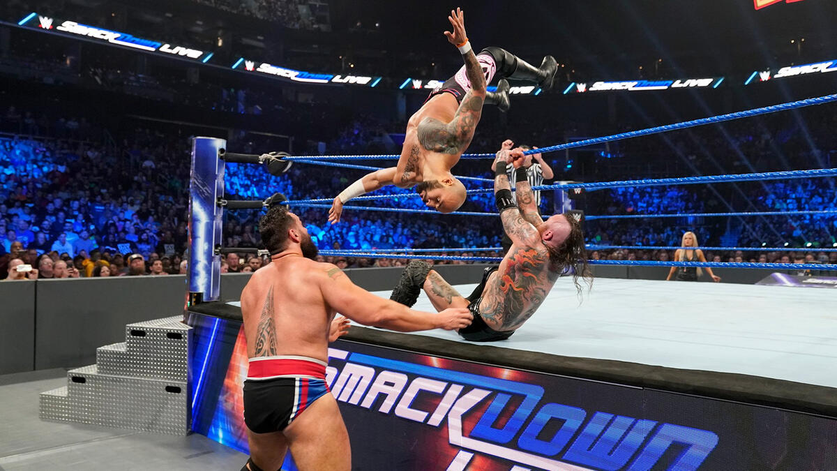 Aleister Black Ricochet Vs Shinsuke Nakamura Rusev Photos Wwe