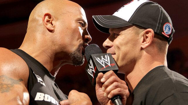 The Rock Vs John Cena Road To Wrestlemania Xxviii Photos Wwe