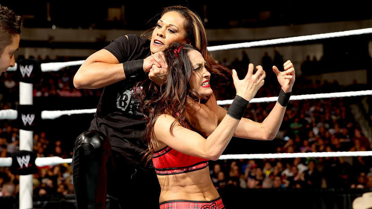 Natalya The Bella Twins Vs Aj Lee Tamina Alicia Fox Photos Wwe