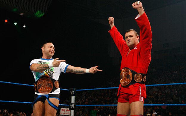 Santino Marella Vladimir Kozlov Vs Chavo Guerrero Drew McIntyre WWE