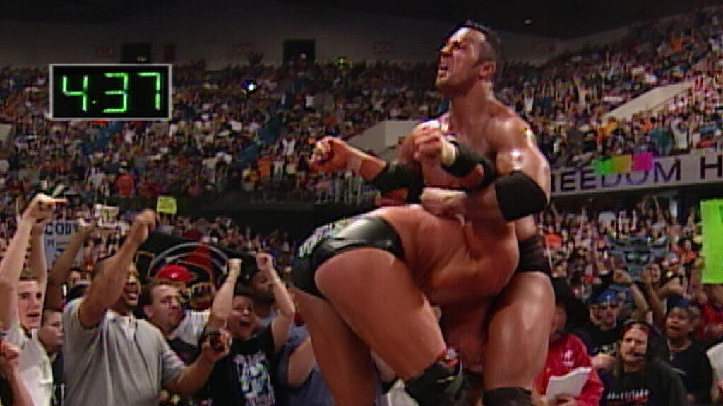 The Rock Vs Triple H WWE Championship Iron Man Match Judgment Day 2000