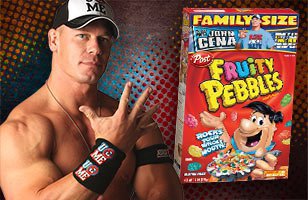  John Cena adds flavor to Fruity Pebbles