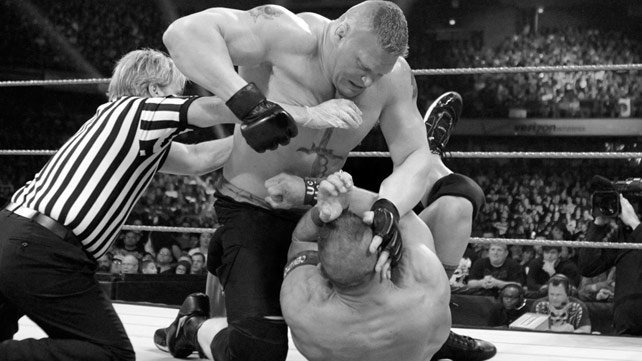 John Cena Def Brock Lesnar Extreme Rules Match Wwe