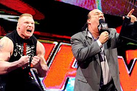 Brock Lesnar and Paul Heyman