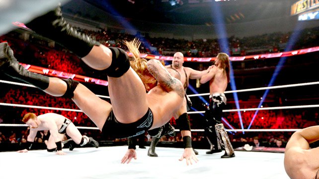 Sheamus, Randy Orton and Big Show