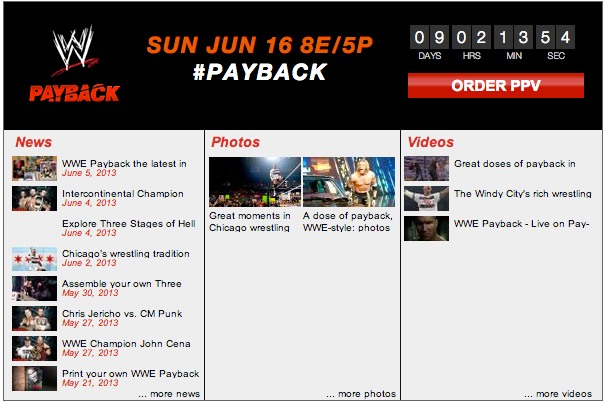 WWE Payback Partner Widget 600x400