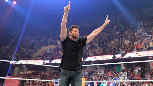 Hugh Jackman on Monday Night RAW