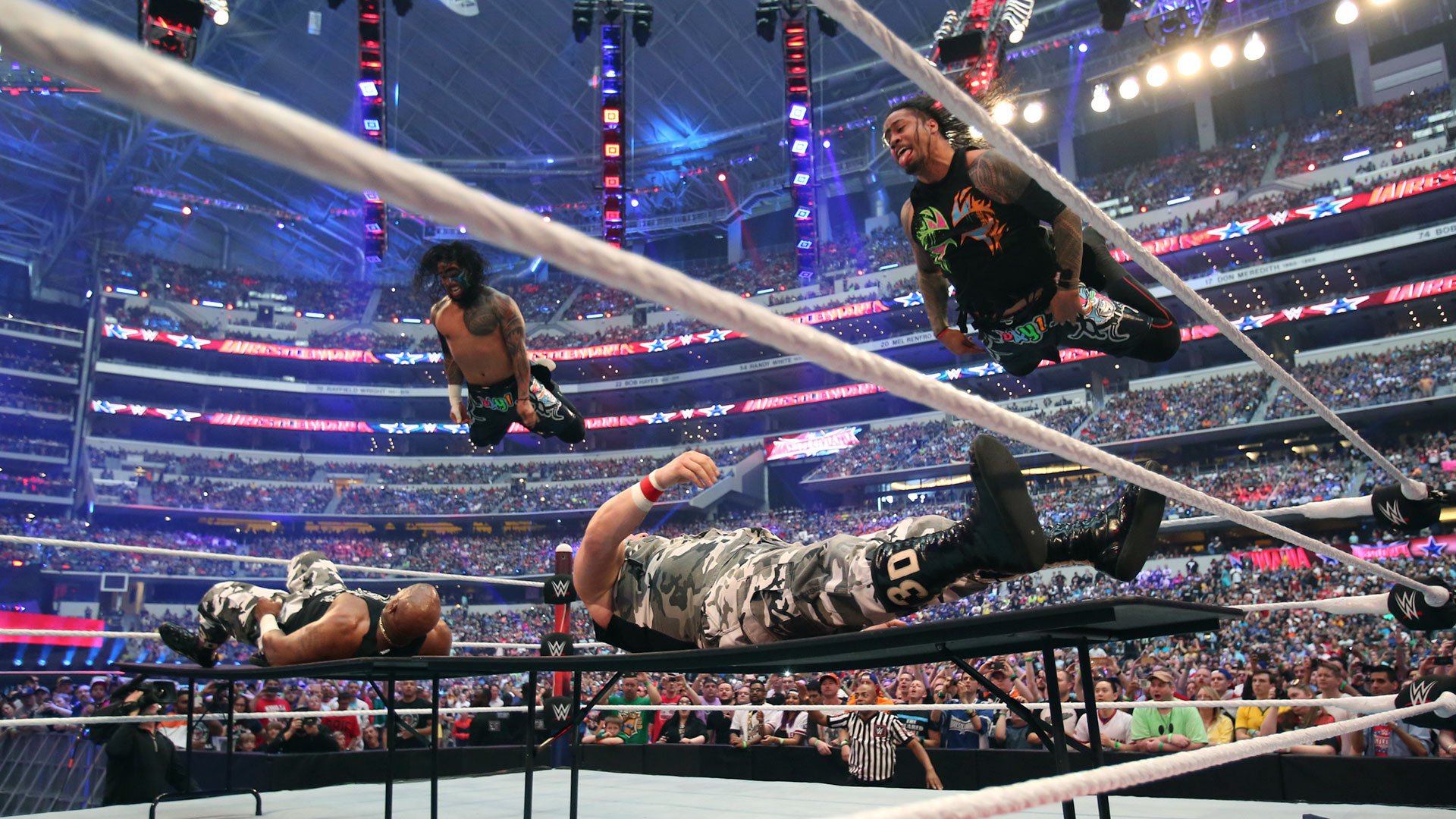 The Usos vs. The Dudley Boyz WrestleMania 32 Kickoff