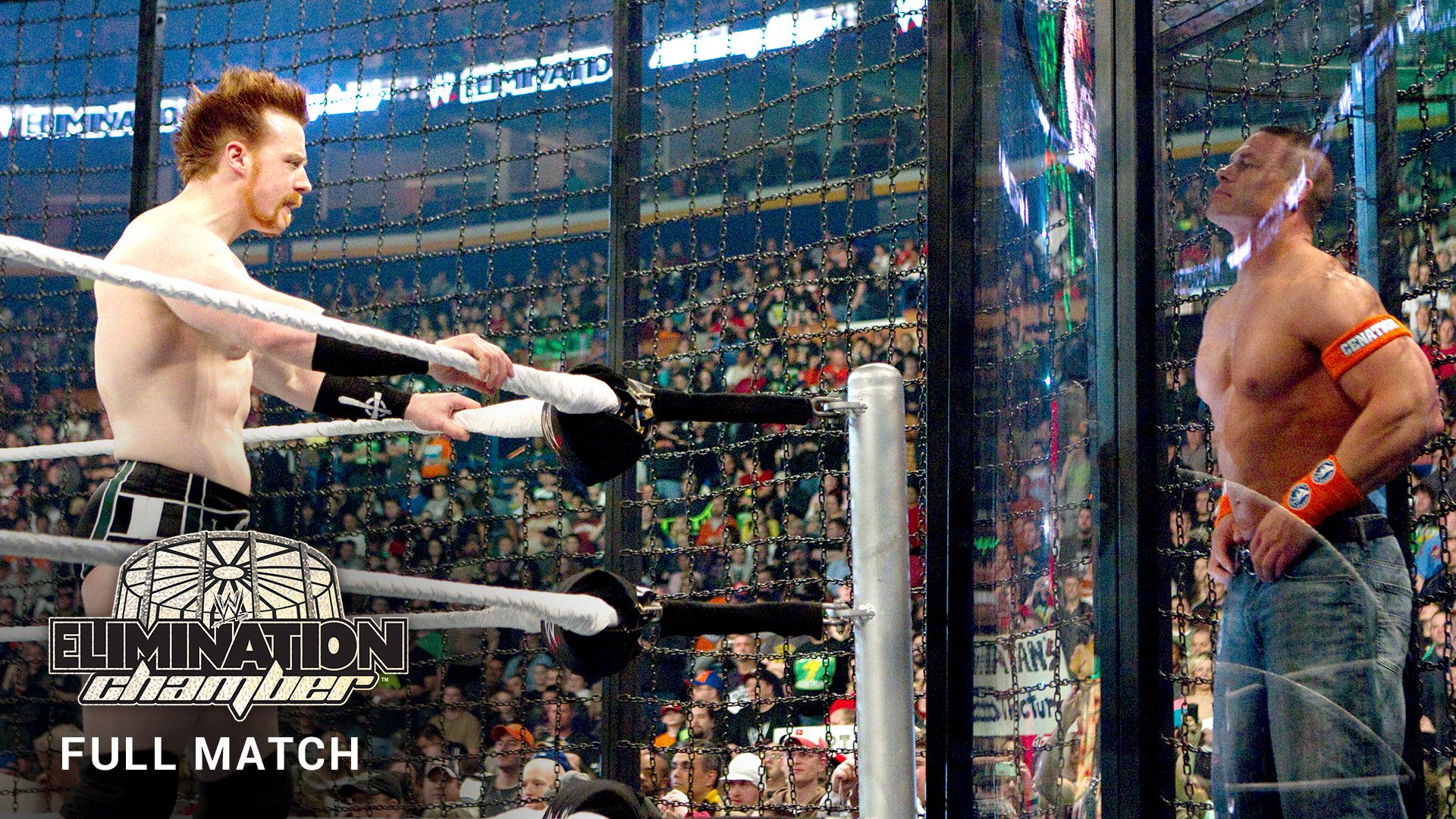 WWE Network: WWE Title Elimination Chamber Match (FULL MATCH): Elimination  Chamber 2010