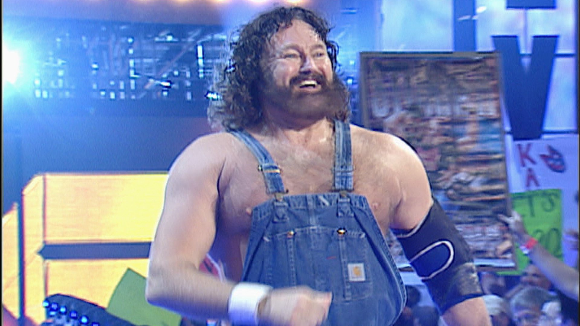 Hillbilly Jim enters the Gimmick Battle Royal: WrestleMania X-Seven