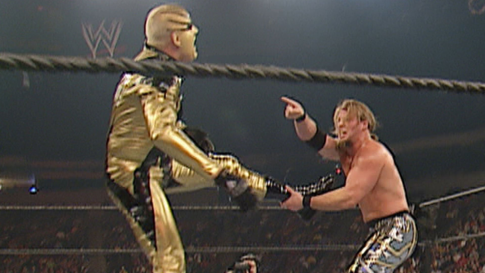 WWE Network: Chris Jericho & Christian vs. Booker T & Goldust - WWE World  Tag Team Title Match: No Mercy 2002