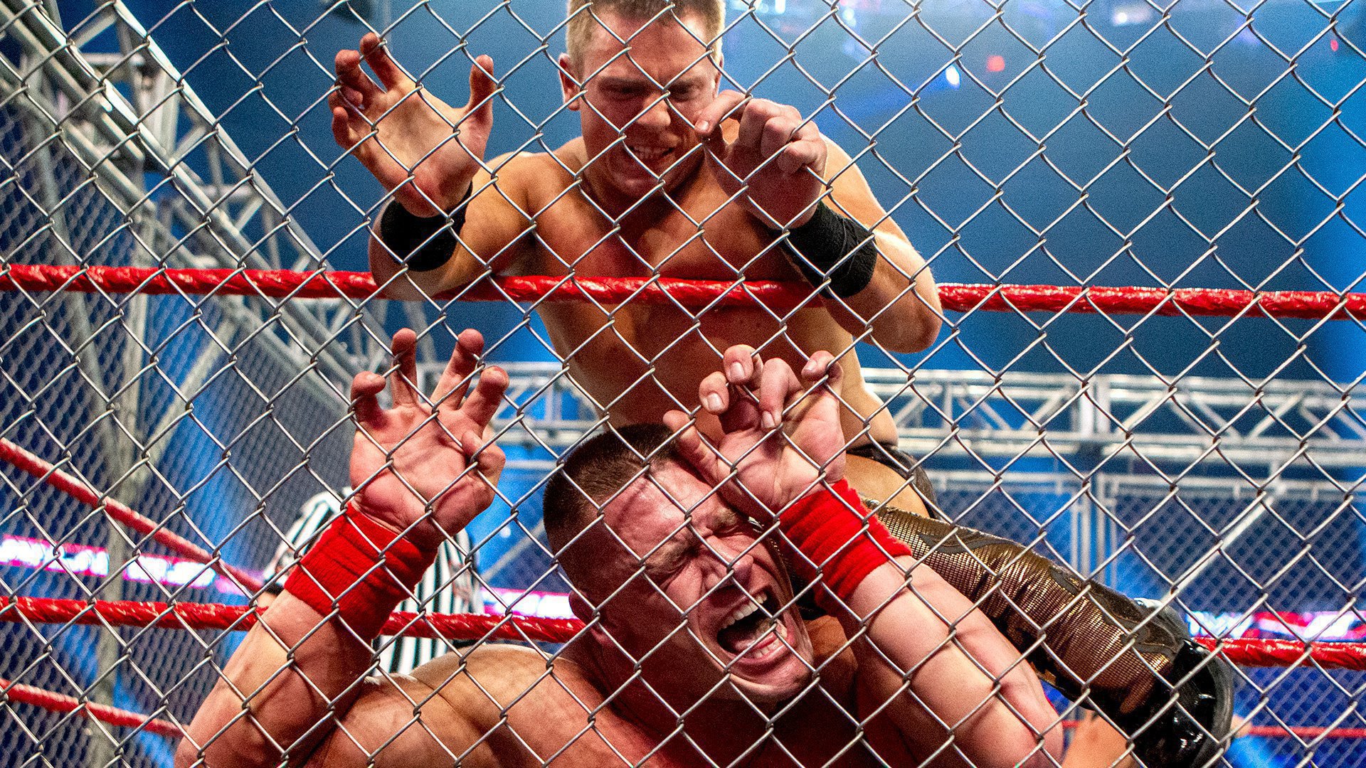 The Miz Vs John Cena Vs John Morrison Wwe Title Triple Threat Steel Cage Match Wwe Extreme Rules 2011 Full Match