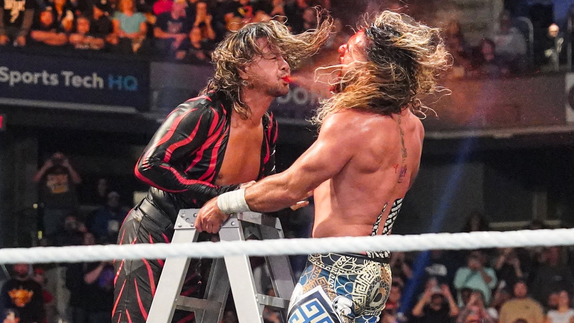 Shinsuke Nakamura's red mist sends Seth Freakin Rollins tumbling through  a table: WWE Fastlane 2023 highlights