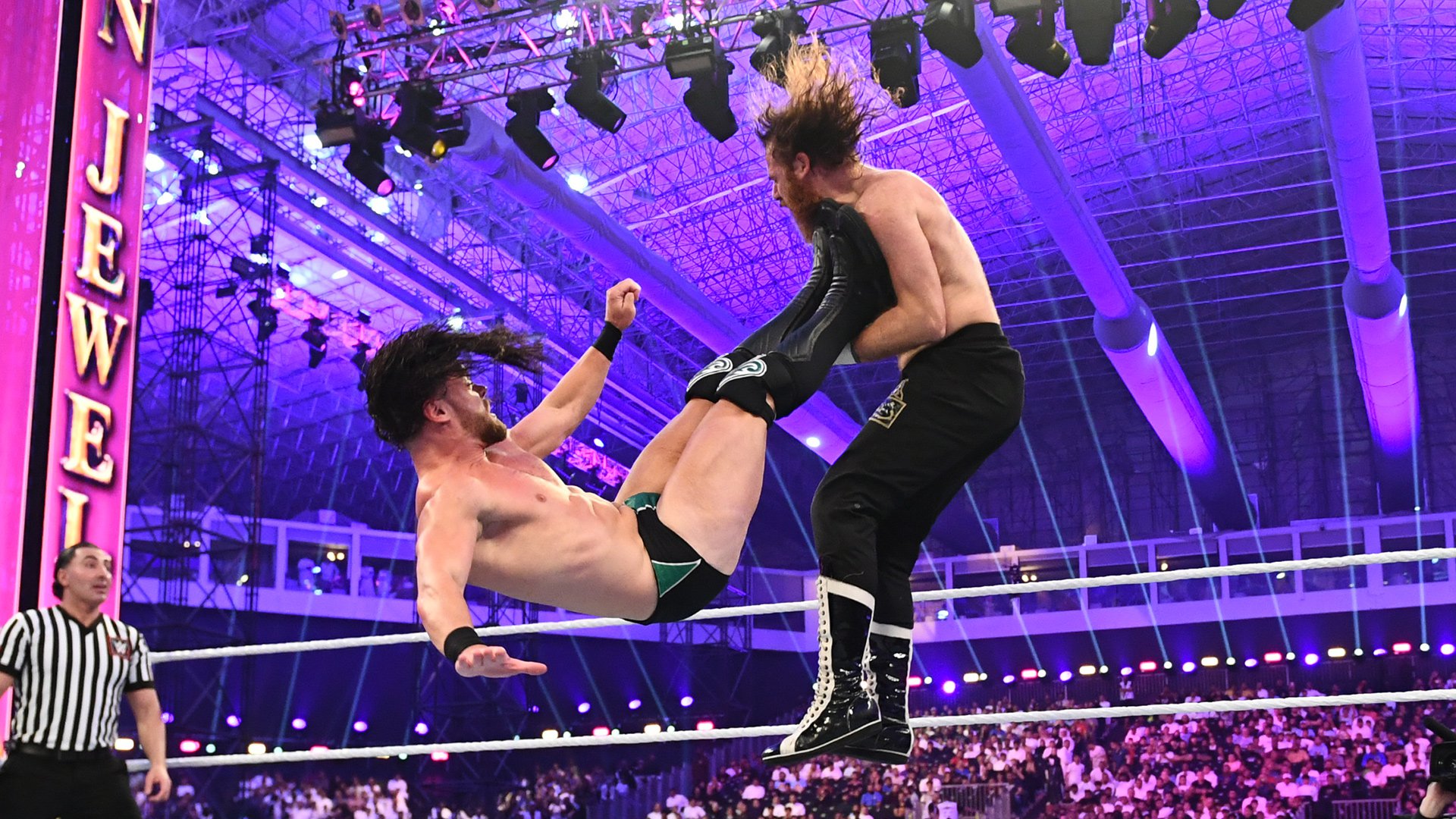 JD McDonagh turns Sami Zayn inside out in barnburner of a match WWE Crown Jewel 2023 highlight