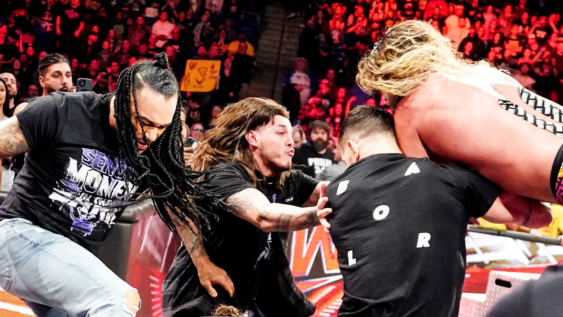 The Judgment Day, Rhodes, Uso, Zayn and Rollins to compete in WarGames!!:  Raw highlights, Nov. 6, 2023