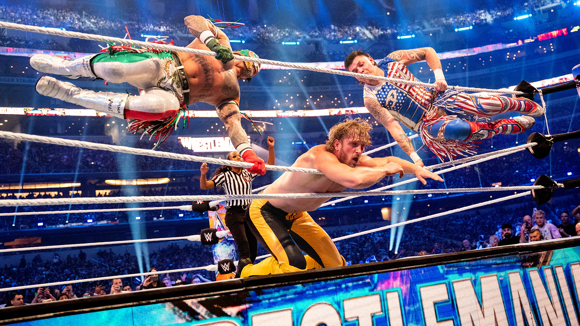 Rey Mysterio & Dominik Mysterio vs. Logan Paul & The Miz: WrestleMania 38  (Full Match)