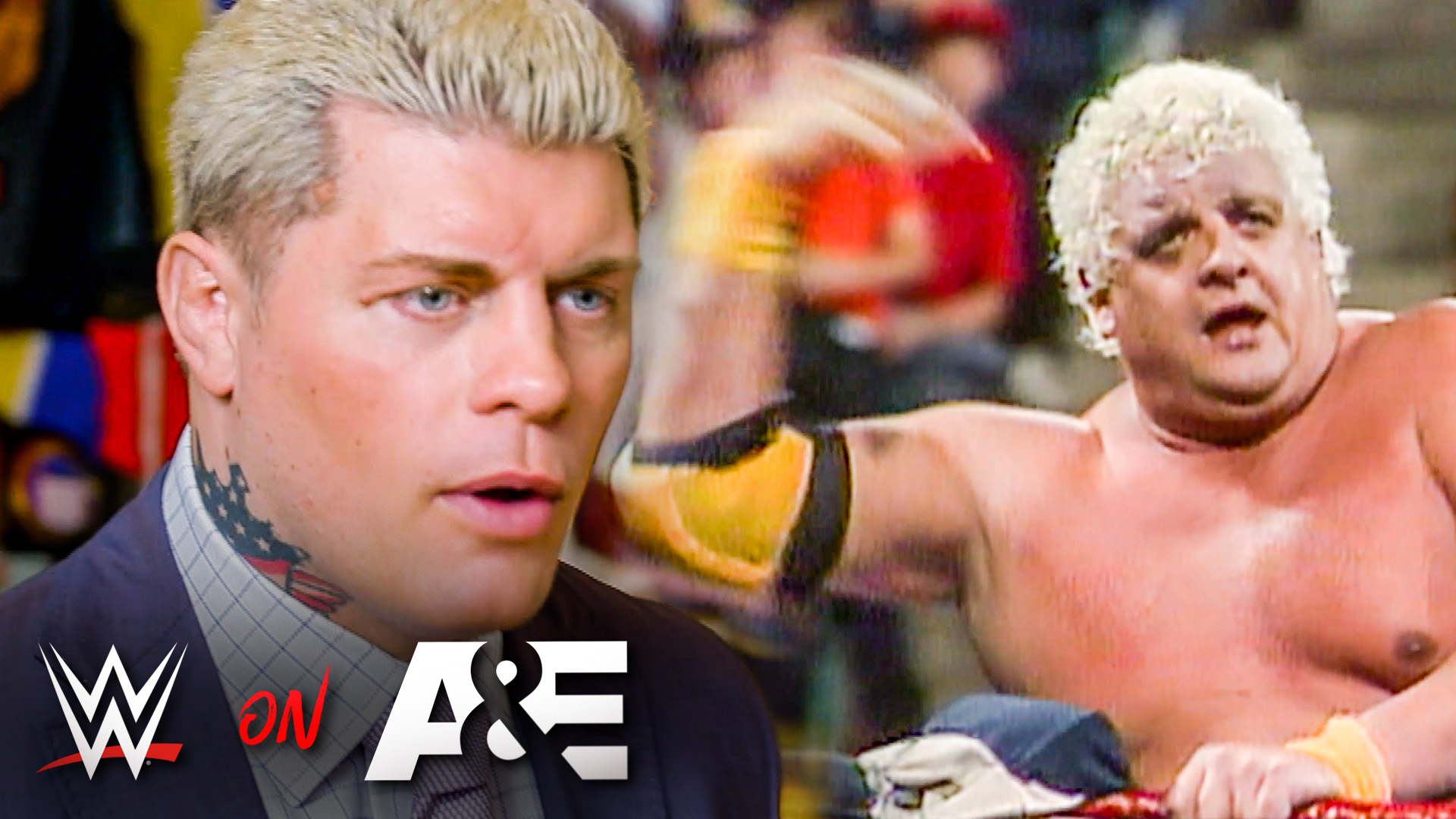 Cody Rhodes fondly reminisces about his father Dusty Rhodes: A&E Most  Wanted Treasures — Dusty Rhodes