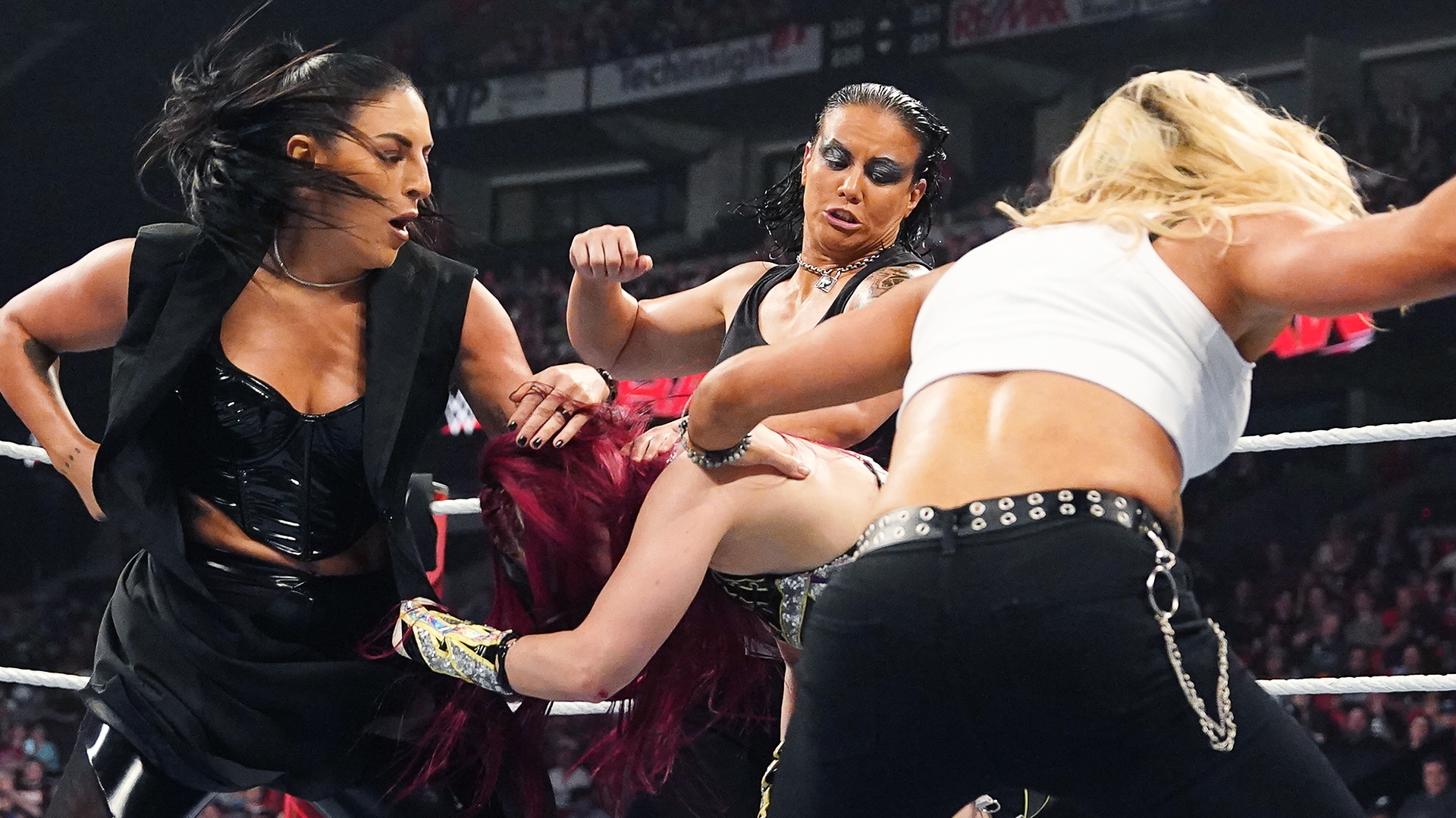 Sonya Deville, Shayna Baszler and Zoey Stark assault everyone: Raw  highlights, July 8, 2024